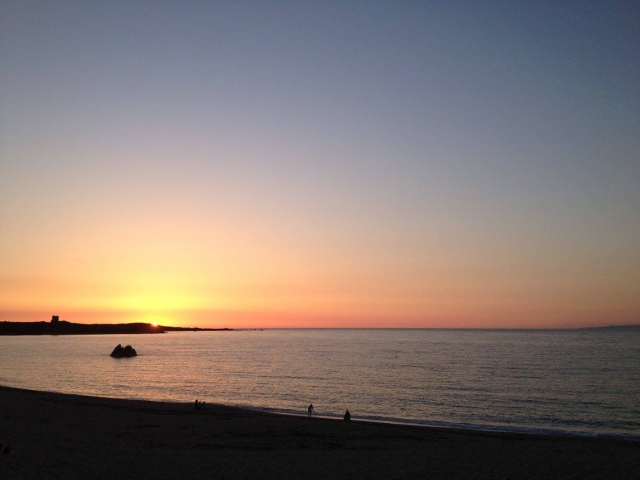  Venga a remar con un atardecer como este